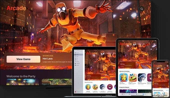 Xem trực tiếp Apple Music và Apple Arcade