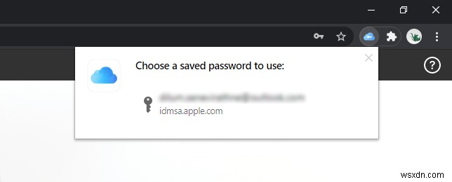 Tiện ích mở rộng iCloud mật khẩu của Chrome:Cách sử dụng