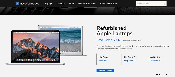 7 nơi tốt nhất để mua máy tính xách tay Mac được tân trang lại