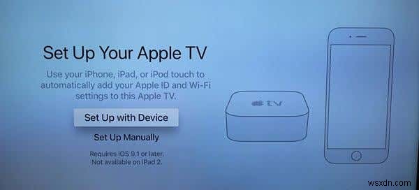 Cách thiết lập Apple TV 4K lần đầu tiên