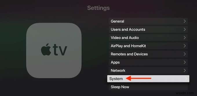 Cách cập nhật tvOS trên Apple TV