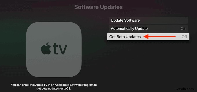 Cách cập nhật tvOS trên Apple TV