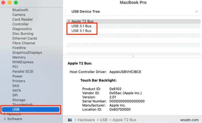 Cách tìm tốc độ của tất cả các cổng USB-C trên máy Mac của bạn