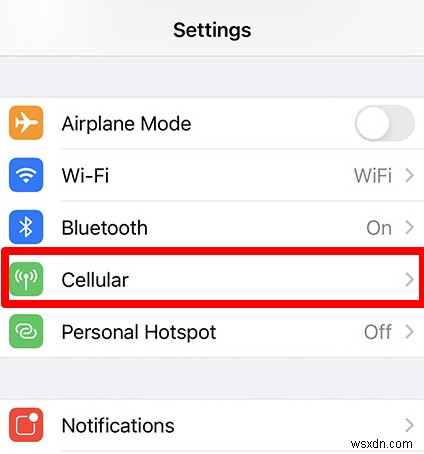 Cách bật hoặc tắt Chế độ dữ liệu thấp trên iPhone