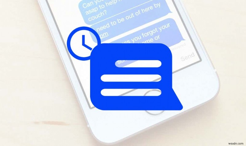 Bạn có thể lên lịch nhắn tin văn bản trên iPhone không?