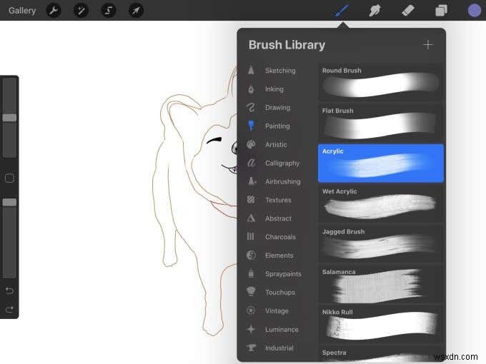 Procreate cho iPad:Cách phác thảo và vẽ giống như những người chuyên nghiệp