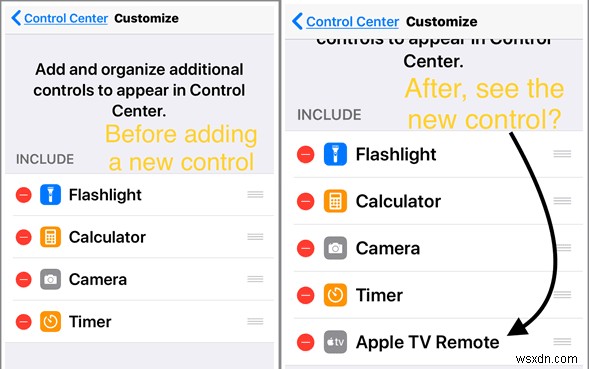 Cách tùy chỉnh Bảng điều khiển trung tâm trong iOS