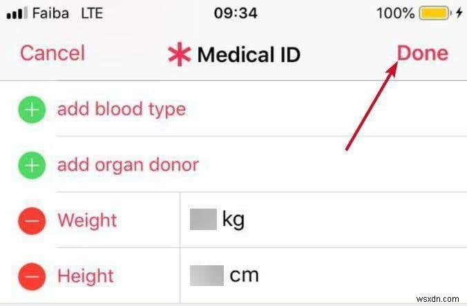 Cách thiết lập hồ sơ sức khỏe của bạn trên iPhone