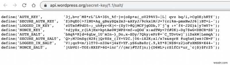 Hướng dẫn đầy đủ về WordPress Salts và Khóa bảo mật