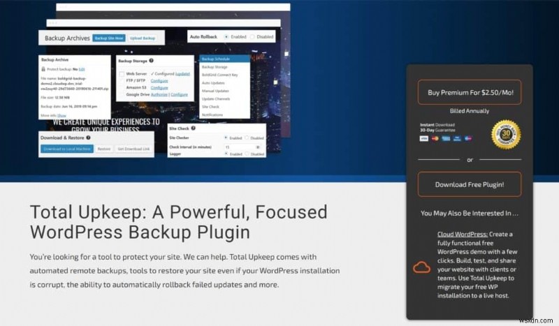 19 Plugin sao lưu WordPress tốt nhất để giữ an toàn cho dữ liệu của bạn