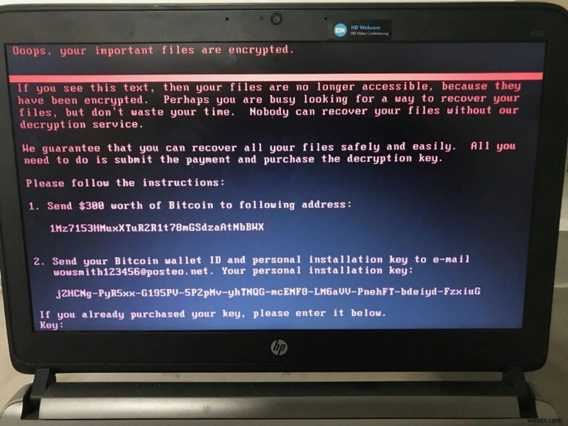 Cuộc tấn công Petya Ransomware:Máy tính trên toàn thế giới bị tấn công nghiêm trọng