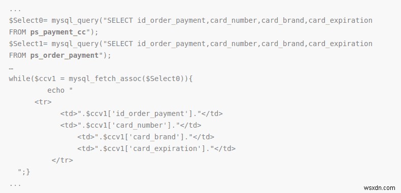 Chi tiết thẻ tín dụng bị đánh cắp từ PrestaShop Store. Cách khắc phục Hack phần mềm độc hại thẻ tín dụng trong PrestaShop?