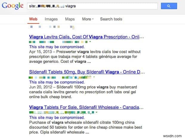 WordPress Pharma Hack:Cách khắc phục Google Viagra Hack và kết quả spam