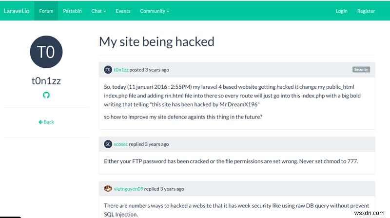 Trang web Laravel / CodeIgniter bị tấn công? Những lỗ hổng này có thể là lý do