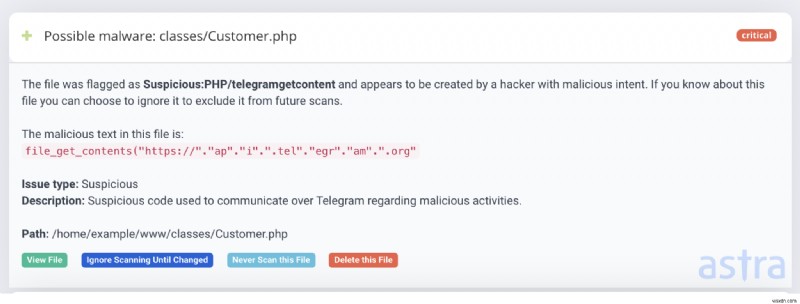 Tin tặc đang tận dụng Telegram để kiểm soát phần mềm độc hại của họ được sử dụng để lây nhiễm các trang web thương mại điện tử - Báo cáo bảo mật Astra