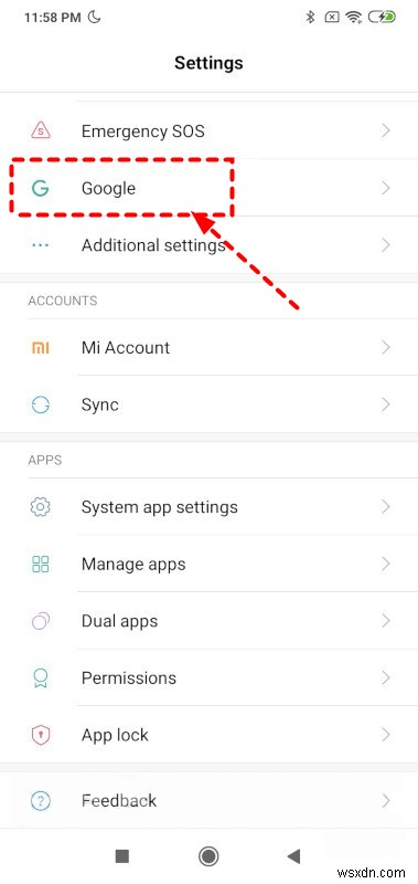 Cách sao lưu dữ liệu trên điện thoại thông minh Xiaomi