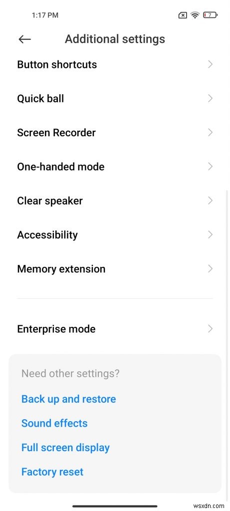 Cách thiết lập lại điện thoại thông minh Xiaomi:Tất cả các thủ tục được giải thích