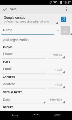 Kiến thức cơ bản về Android:Quản lý danh bạ