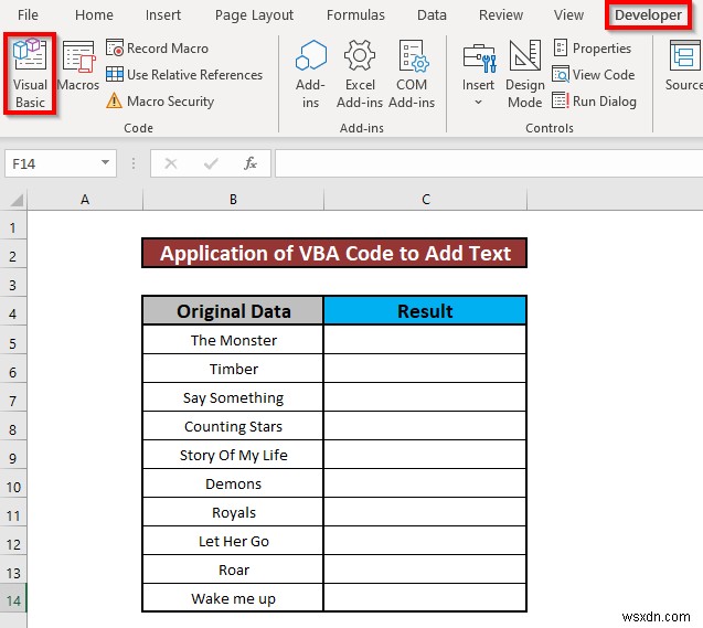 Cách thêm văn bản vào ô trong Excel (6 phương pháp dễ dàng)