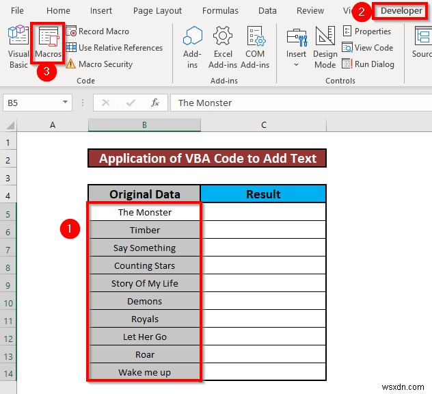 Cách thêm văn bản vào ô trong Excel (6 phương pháp dễ dàng)