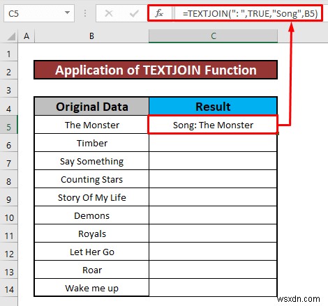 Cách thêm văn bản vào ô trong Excel (6 phương pháp dễ dàng)