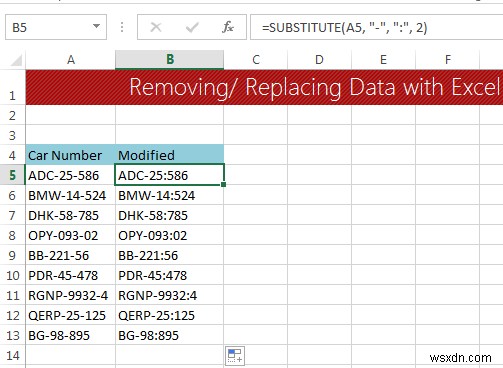 Kỹ thuật dọn dẹp dữ liệu trong Excel:Thay thế hoặc xóa văn bản trong ô