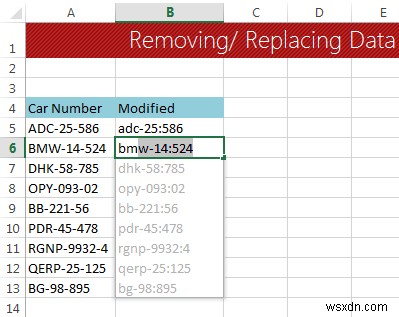 Kỹ thuật dọn dẹp dữ liệu trong Excel:Thay thế hoặc xóa văn bản trong ô