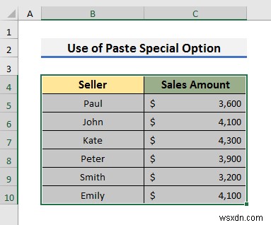 Cách thay đổi cột dọc thành ngang trong Excel