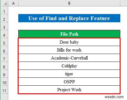 Cách lấy tên tệp từ đường dẫn trong Excel (6 phương pháp đơn giản)