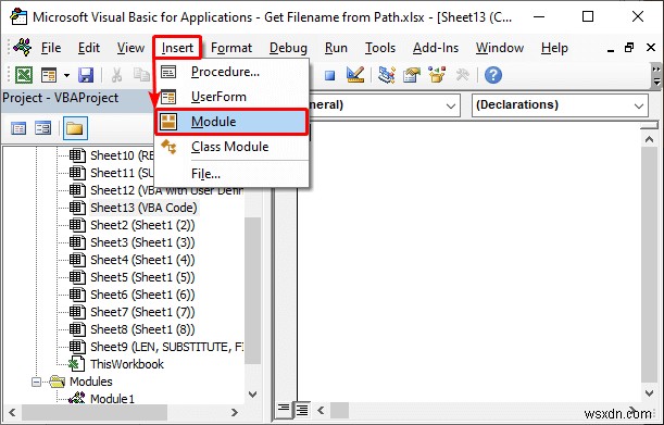 Cách lấy tên tệp từ đường dẫn trong Excel (6 phương pháp đơn giản)