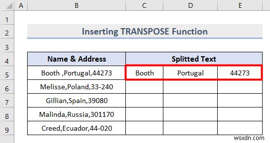 Tách văn bản trong Excel (8 ứng dụng hữu ích) 