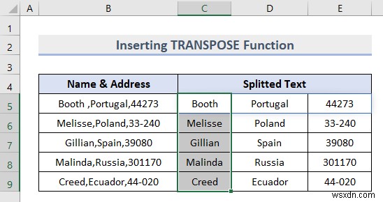 Tách văn bản trong Excel (8 ứng dụng hữu ích) 