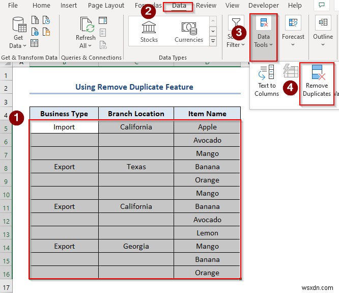 Cách tìm và đánh dấu các bản sao trong Excel (3 cách tiện dụng) 