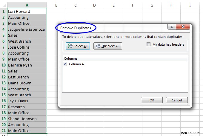 Cách tìm và loại bỏ các hàng trùng lặp trong Excel