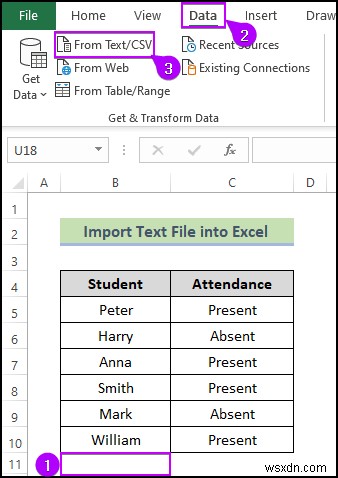 Cách nhập tệp văn bản sang Excel (4 cách dễ dàng)