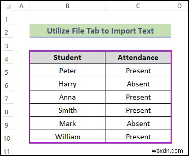 Cách nhập tệp văn bản sang Excel (4 cách dễ dàng)