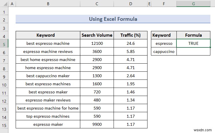 Bộ lọc nâng cao của Excel (5 ứng dụng hữu ích)