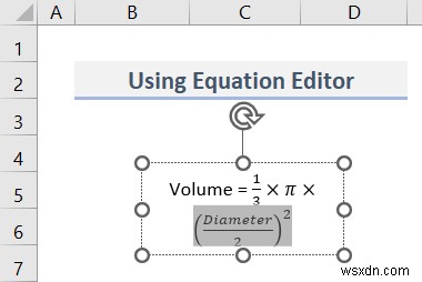 Cách chèn phương trình trong Excel (3 cách dễ dàng)