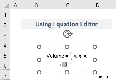 Cách chèn phương trình trong Excel (3 cách dễ dàng)