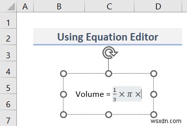 Cách chèn phương trình trong Excel (3 cách dễ dàng)