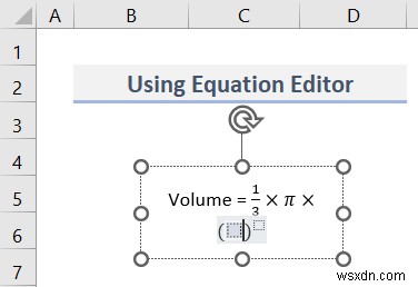 Cách chèn phương trình trong Excel (3 cách dễ dàng)