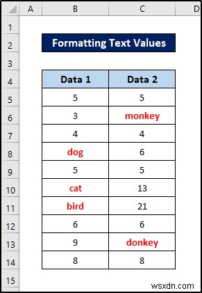 Định dạng có điều kiện với công thức trong Excel