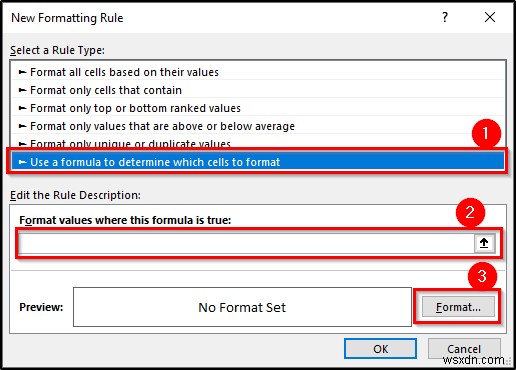 Định dạng có điều kiện với công thức trong Excel