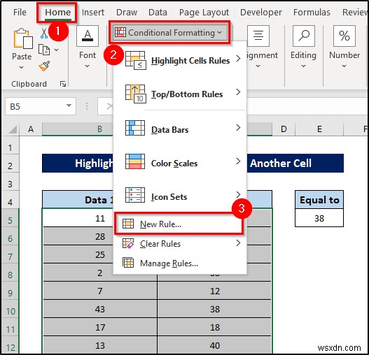 Định dạng có điều kiện với công thức trong Excel