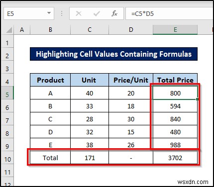 Định dạng có điều kiện với công thức trong Excel