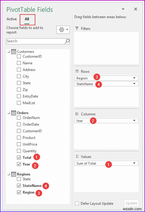Cách tạo mô hình dữ liệu bảng tổng hợp trong Excel (với các bước đơn giản)
