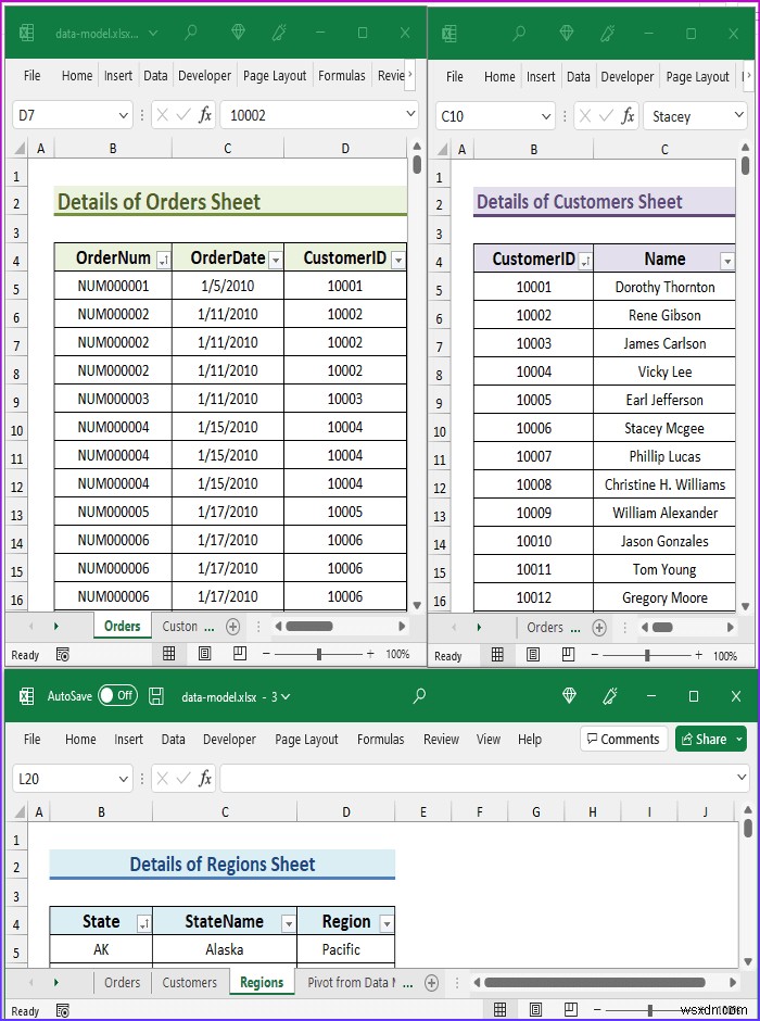 Cách tạo mô hình dữ liệu bảng tổng hợp trong Excel (với các bước đơn giản)