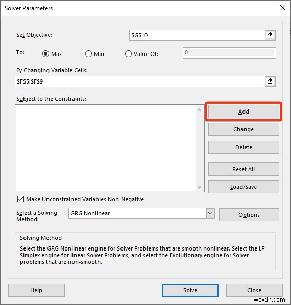 Cách sử dụng Solver trong Excel (với các bước chi tiết)